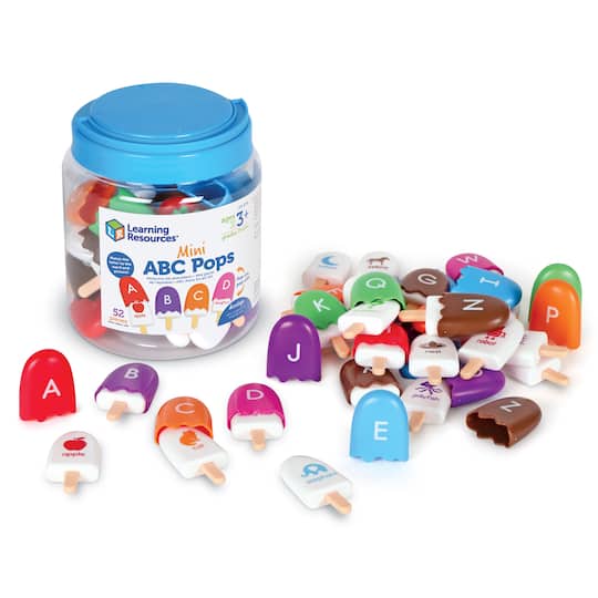 Learning Resources Mini ABC Pops 52 Piece Learning Kit